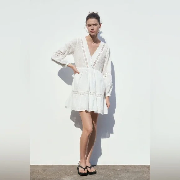chinese dress ladies Zara Women Embroidered mini dress 2731/053/251 (X-Small): Buy Online at  Best Price in UAE